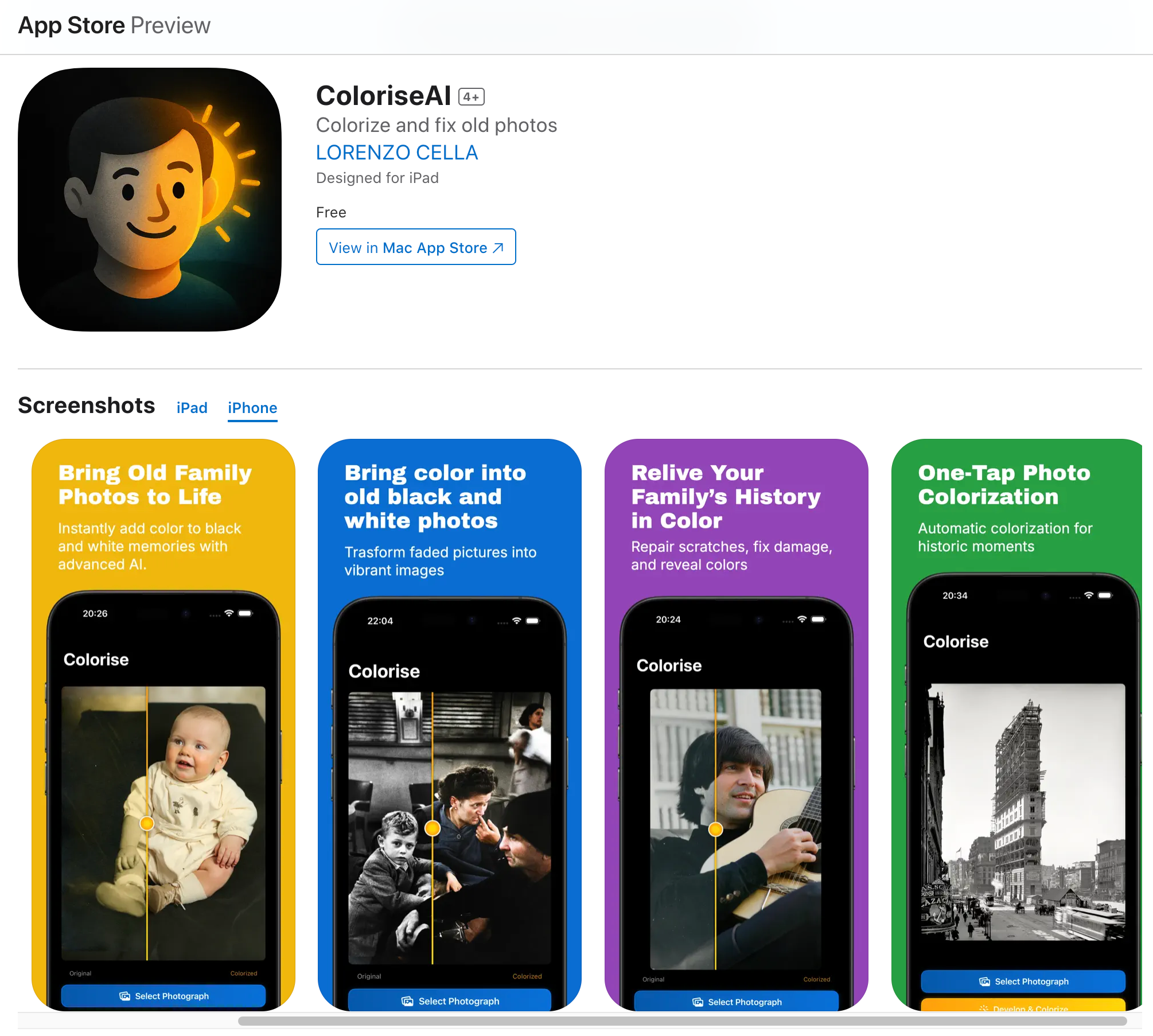 I published an iOS app
